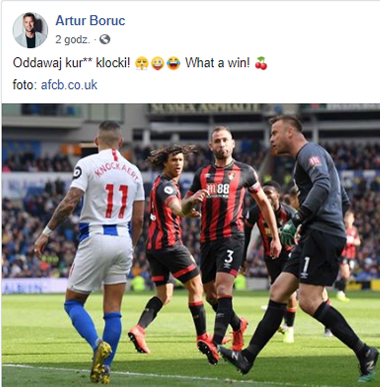 Artur Boruc nadal w formie... :D